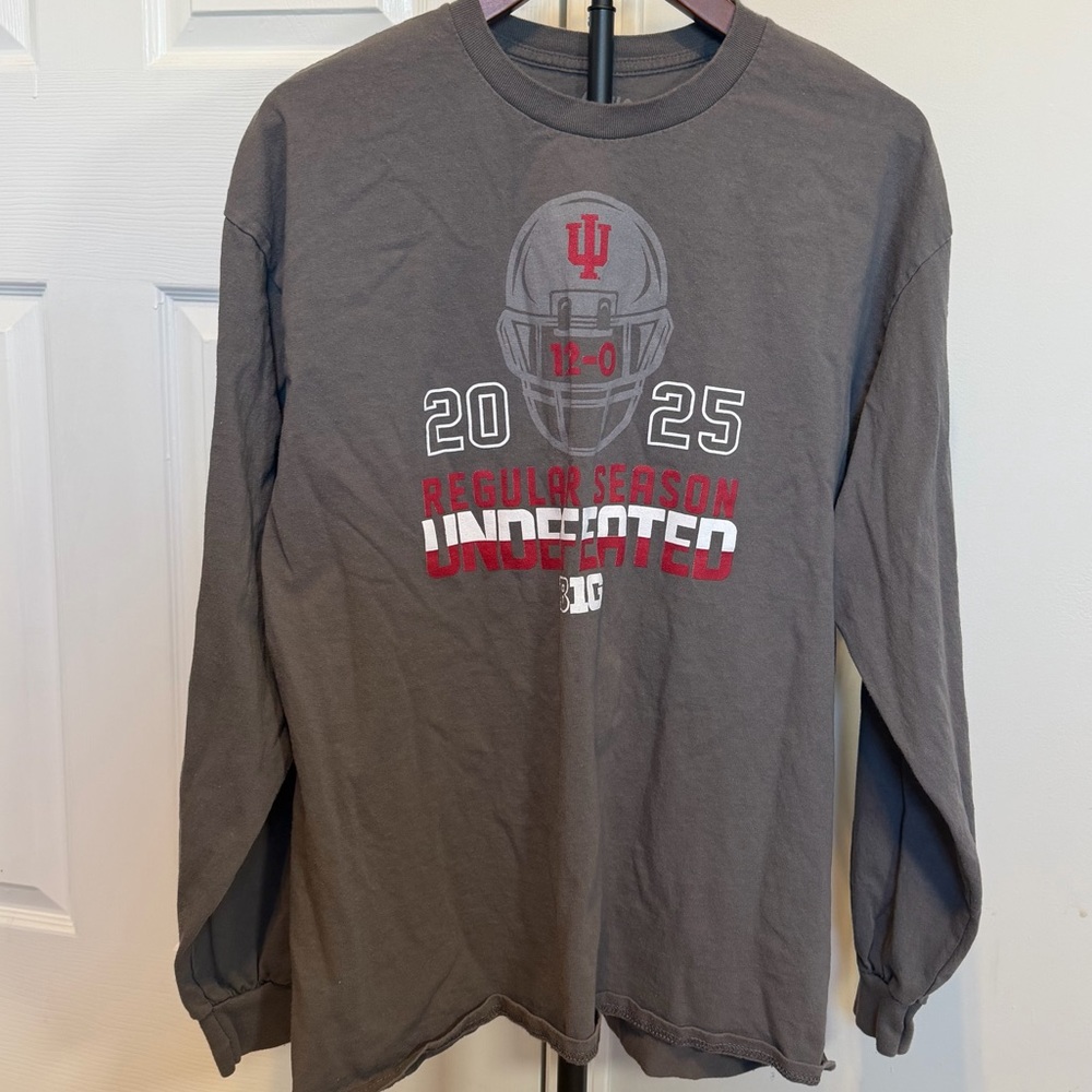Blue 84 Indiana Gray Long Sleeve Shirt, Undefeated Reg 2025 Season